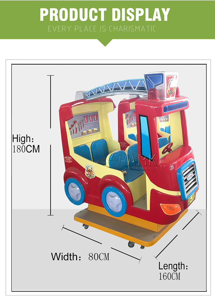 Atttractive 4 Seat London Bus Kiddy Ride Machine / Amusement Park Equipment