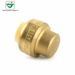 NSF61 1/2" Copper Push Fit Fittings Yellow End Caps