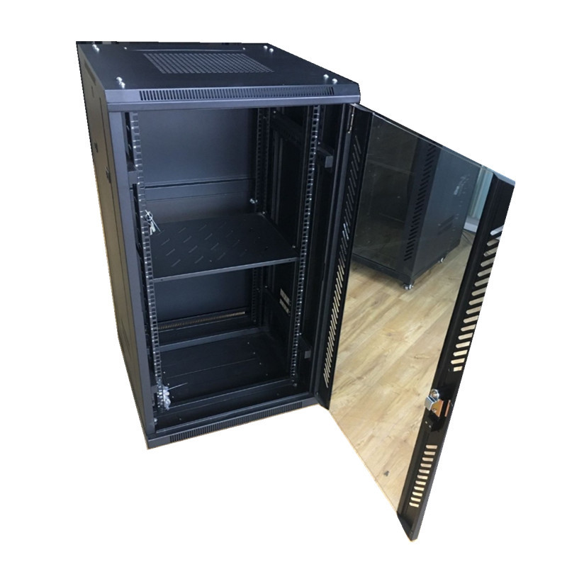 600mm Deep Data Floor Standing Network Cabinet SPCC 18U Server Cabinet