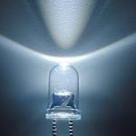 5mm LED Light Diode White Color 7000-9000K 10000-12000mcd Clear Lens Round Head