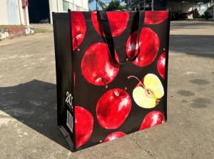 Wholesale Large Capacity Fabric Shopping Bags Folding Eco-Friendly Tuff Stength Tote Bags Reusable DIY Shoulder Bag Grocery Handbag Beige White from china suppliers