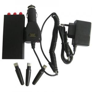 China Handheld Style 5 Band 3G Mobile Phone Jammer on sale