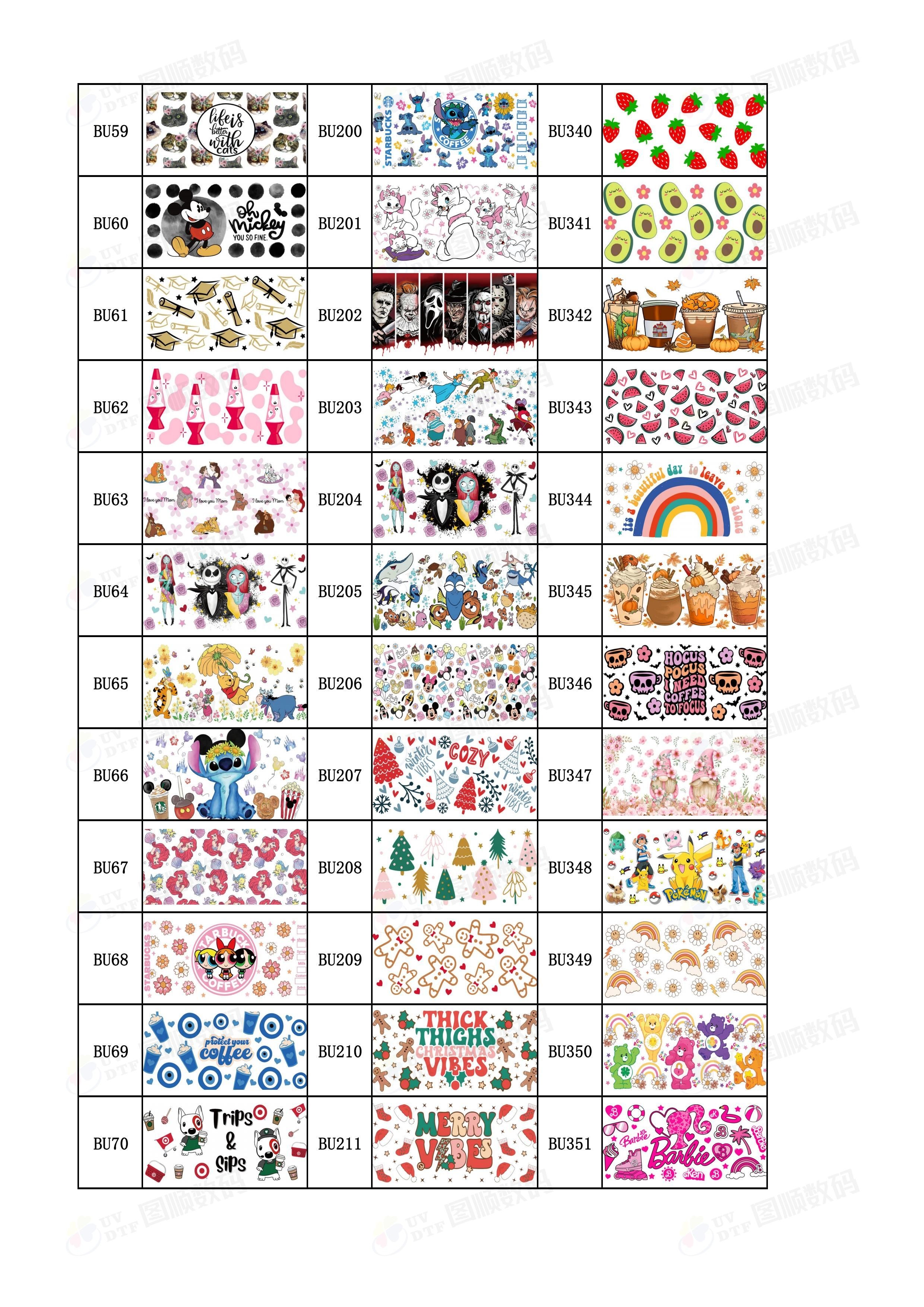 Foil Hot Stamping 16oz Glass Sticker Decal UV DTF Packaging For Tumblers