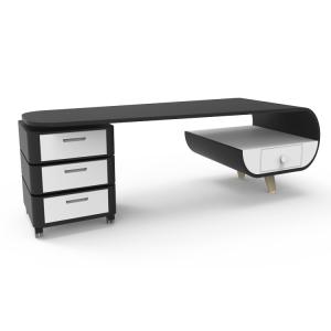 Wholesale Universal Wheels 37.5CM Black Coffee Table With Storage Family Room Furnitures from china suppliers