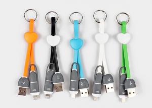 Wholesale Aluminum Shell Usb Extension Power Cable 2 In 1 Lingtning Micro 25cm Length from china suppliers