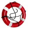 Wholesale High quality solid foam swimming life buoy professional adult children Marine emergency flood prevention plastic from china suppliers