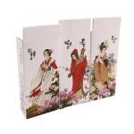 350gsm White Board Cosmetic Packaging Boxes Offset Printing With Hang Hole