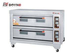 China Stainless Steel Deck Oven 220v Two Deck Two Tray for Restaurant on sale