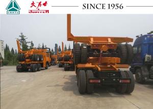Wholesale Durable Log Loader Trailer , Forestry Timber Trailers With Bogie Suspension from china suppliers