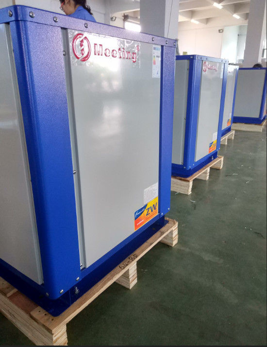 Floor heating system and efficient energy-saving heat pump