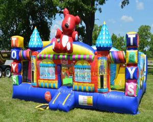 Wholesale Toy Town Inflatable Jumping Castle Kids Commercial Grade Amusement Park from china suppliers