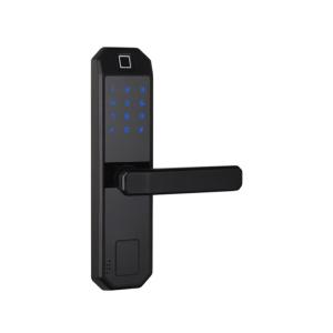 Wholesale Black Smart Electronic Door Locks Zinc Alloy Fingerprint WiFi Combination Cylinder from china suppliers