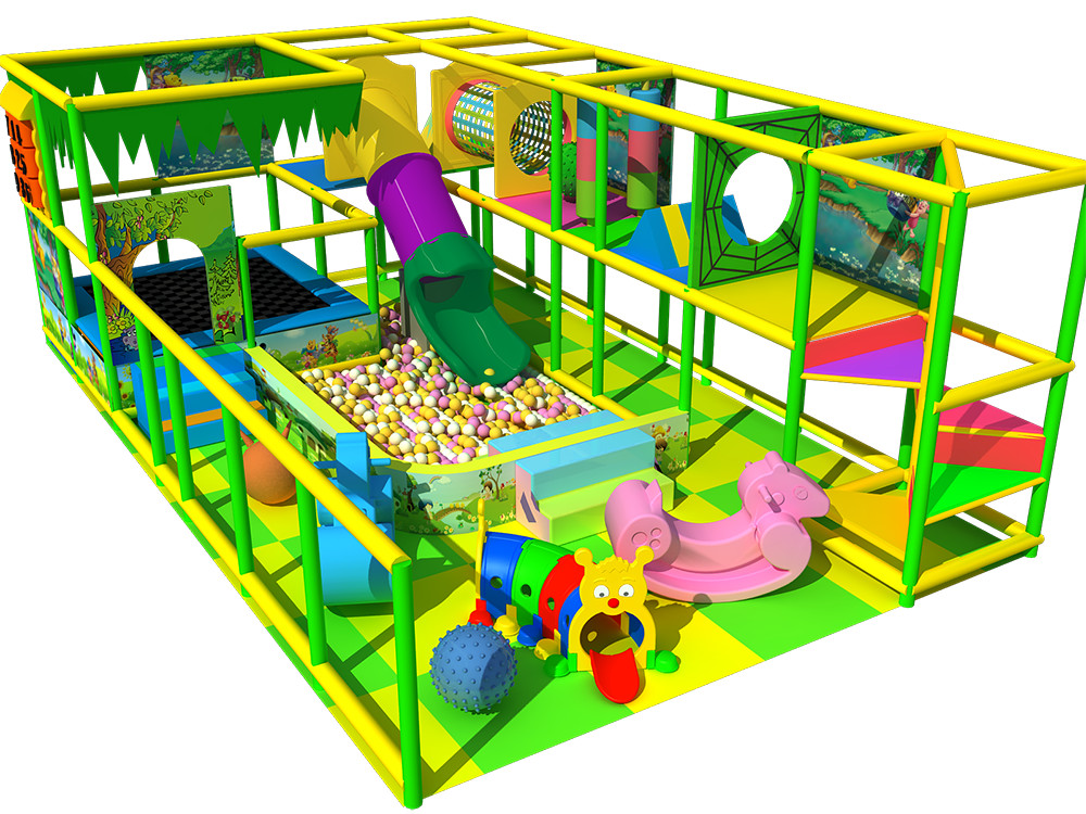 GB Approved Jungle Theme Indoor Playground , EVA Mat Soft Play Indoor Playground