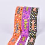 Luxury Custom Printed Grosgrain fabric Ribbon Logo Printed Branded Gift Ribbon