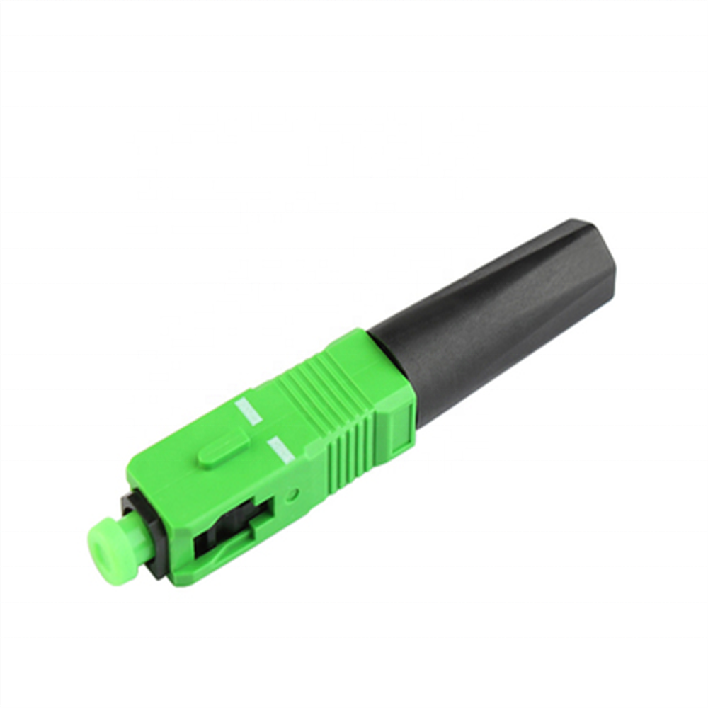 Fiber optic SC/APC fast connector 55mm