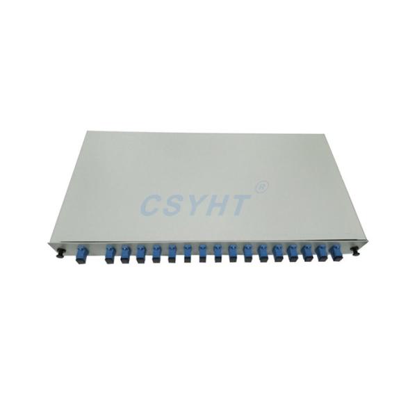 1x32 1RU Sliding Rack Mounted PLC Splitter For FTTX FTTH