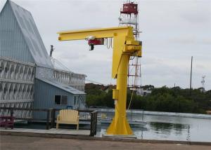 Wholesale 3 Phase 380V 50hz 10t Boat Jib Crane Marina Pivoting Jib Crane from china suppliers