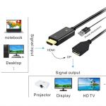 Braid 4K UHD HDMI Cables To Displayport Converter For PS4 Apple TV PC