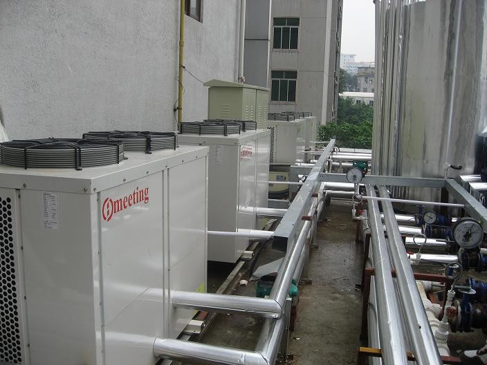 Meeting MD100D 36.8KW Trinity Air Source Heat Pump Hot Water Heating And Cooling System