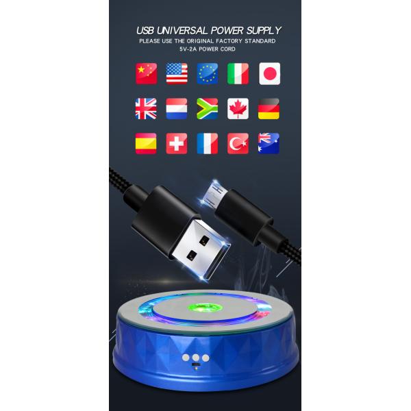 Multifunction Automatic Rotating Stand Bluetooth Speaker Musical Electric Display Stand