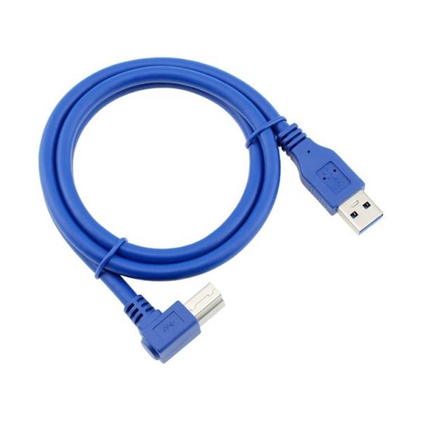 High Speed 5Gbps 90 Degree Right Angle USB 3.0 A Male to USB B Type Printer
