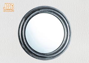 Wholesale Pratical Glass Framed Fiberglass Wall Mounted Vanity Mirror Round Shape from china suppliers
