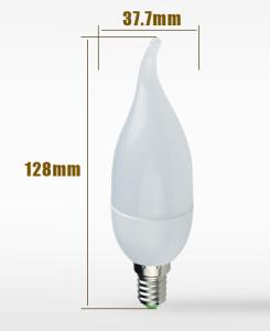 Wholesale 3W LED Plastic E14 Bulb Candle twist Light with SMD2835 chip Epistar from china suppliers