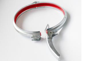 Wholesale 150mm Sealing Gasket V Band Flange Clamp For Dedust Industry from china suppliers