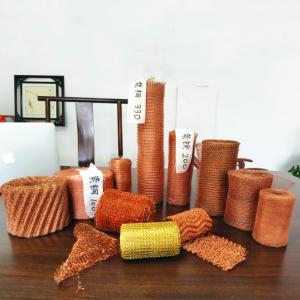 Wholesale 100% Pure Copper Knitted Wire Mesh 0.17mm Wire Diameter OEM Available from china suppliers