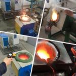 Medium Frequency Induction Melting Furnace For Iron Copper Steel Lead Metal