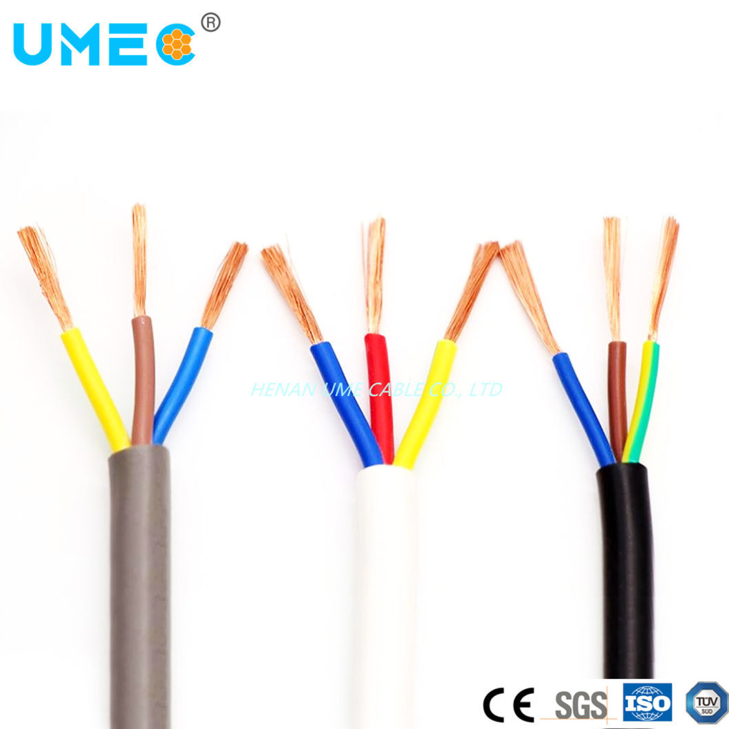 High Quality Cu Conductor PVC Insulated Sheathed Flexcible Wire Rvv