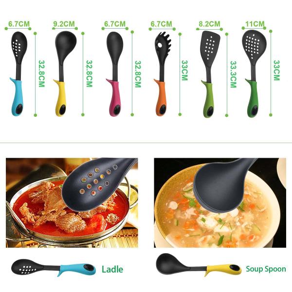 210 Degree High Temperature Non-stick Kitchen Tools for Colorful Cooking and Housewares