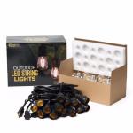 LED Globe String Light G40 UL Clear Bulbs Outdoor Decoration Festival Decoration