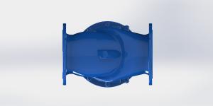 Wholesale 40 Degree Incline Swing Check Valve With AISI B16.1 Flange from china suppliers