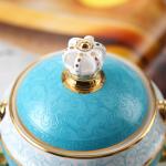 8cm dia Ceremonial graceful Blue And White Beautiful Full Tea Sets