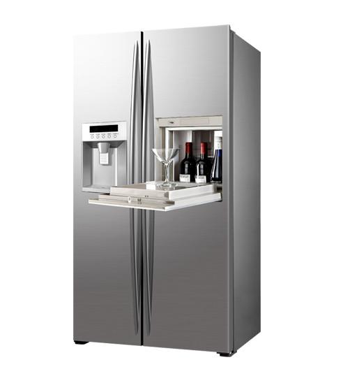 Frost Free Side By Side Refrigerator Freezer Big Capacity Fashion Interior