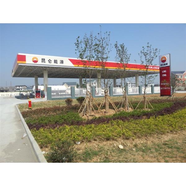 Economic Gas Station Canopy Light Fixtures Customized Single Slope