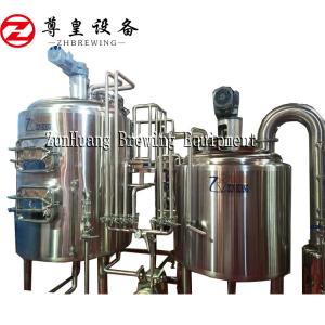 Wholesale 200L / 300L / 500L Craft Beer Equipment Silver Color Electric / Steam Heating from china suppliers