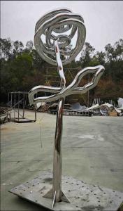 Wholesale Metal Abstract Art Sculpture Stainless Steel Abstract Yard Sculptures from china suppliers