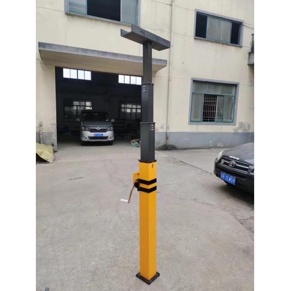 15m hand winch up Mast light weight telescopic pole portable telescoping lighting mast 50ft
