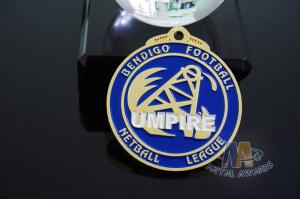 Wholesale Sports Racing Metal Award Medals Imitation Gold Plting With Blue Soft Enamel from china suppliers