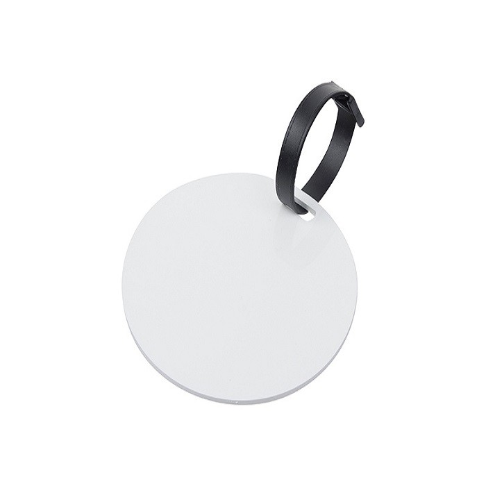 Custom Blank Sublimation Plastic Luggage Tag For Sublimation Photos Printing