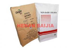 China Flexo Print 7 Color Multi Wall Paper Sacks Clear Text Customized Size And Printing on sale