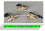 CBM1128-82 marine self closing measuring head / Bronze self closing measuring