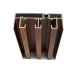 Aluminum Cladding Wood Window And Aluminum Wood Door Frame , Decorative Profile
