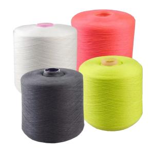 Wholesale 40s/2 40s/3 Red Black White 100% Polyester Dyed Spun Yarn Low Shrinkage from china suppliers