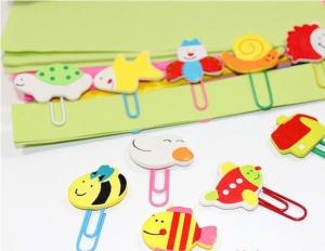 Wholesale Fashion cute cartoon animals paper clips wooden paper clips from china suppliers