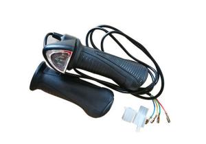 Wholesale 36v / 48v Ebike Twist Throttle With Battery Indicator Wuxing 61XDX , Electric Hand Throttle from china suppliers