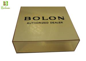 Wholesale Golden Custom Bespoke Acrylic Display Box Mirror Silk Screen Logo from china suppliers