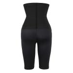Summer 5 Points Leg Shaper Pants Double High Waisted Leggings With Waist Trainer